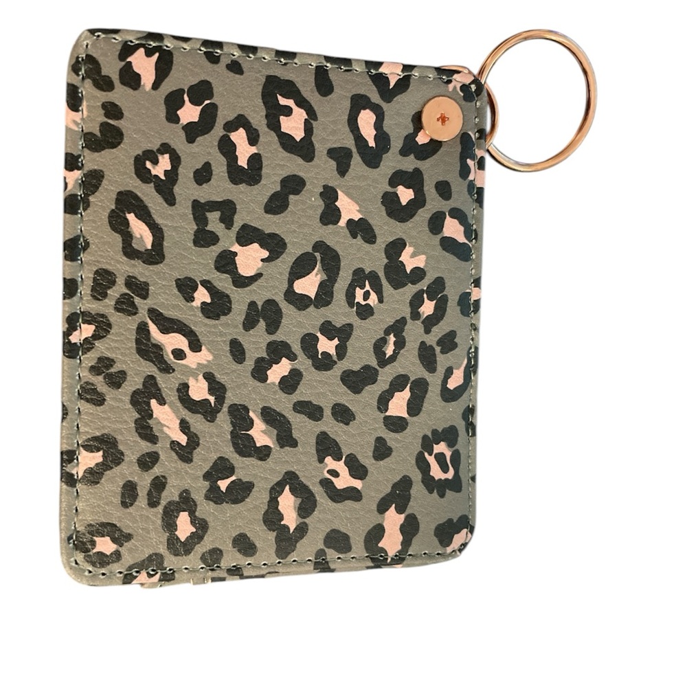 Animal Print New Card Holder & Mirror